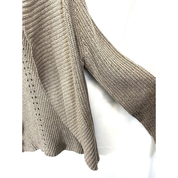 Philomena Petti New York Sweater Women Size L Brown Open Front Cardigan RN153809 - Picture 3 of 8